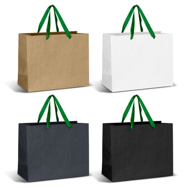 Large Ribbon Handle Paper Bag - Image 8