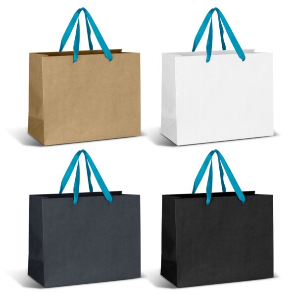Large Ribbon Handle Paper Bag - Image 9