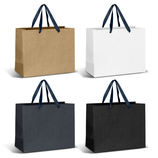 Large Ribbon Handle Paper Bag - Image 10