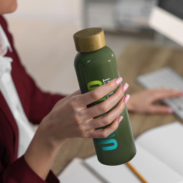 Eden Aluminium Bottle Bamboo Lid - Image 7