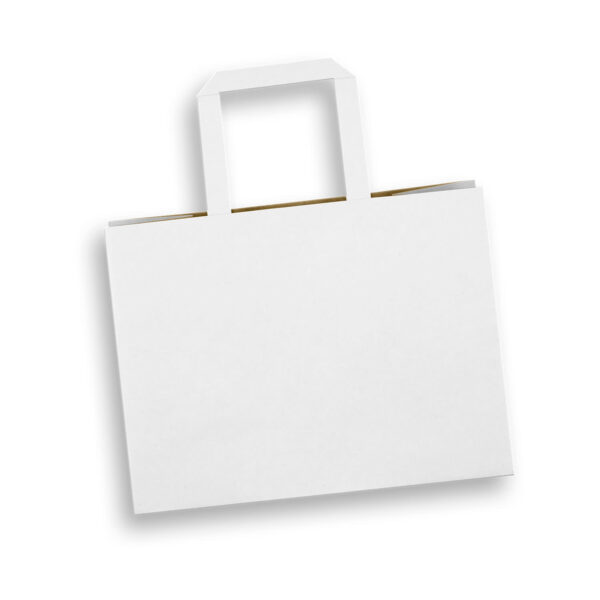 Medium Flat Handle Paper Bag Landscape - Image 3