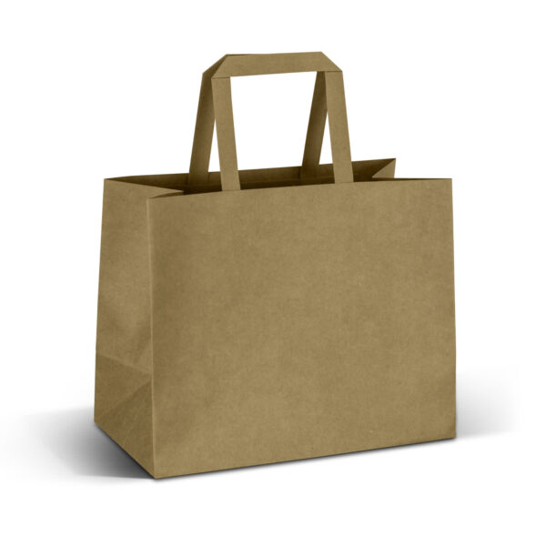 Medium Flat Handle Paper Bag Landscape - Image 5