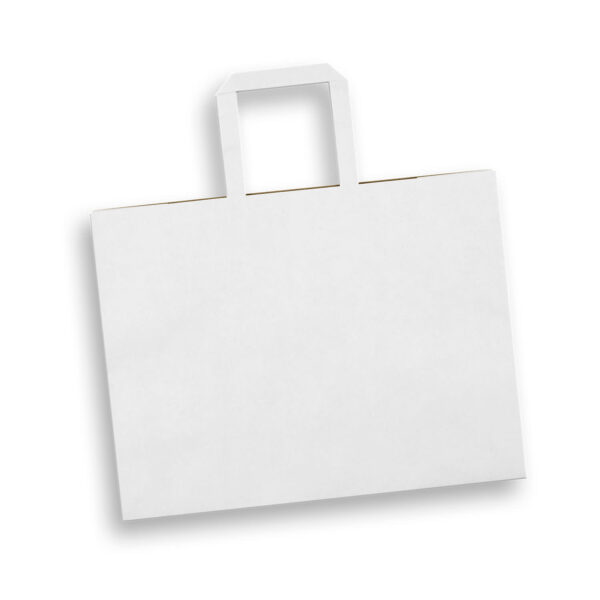 Large Flat Handle Paper Bag Landscape - Image 3