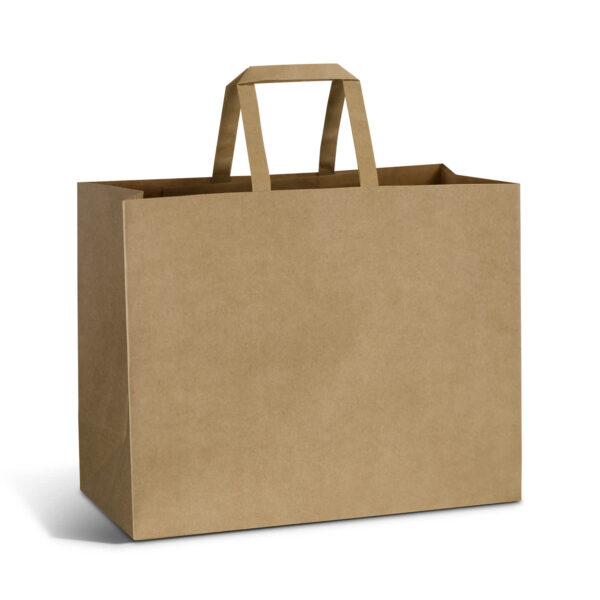 Large Flat Handle Paper Bag Landscape - Image 5