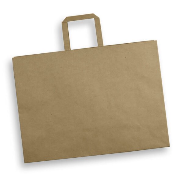 Extra Large Flat Handle Paper Bag Landscape - Image 2