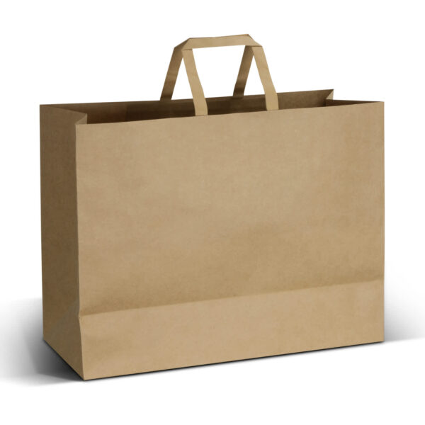 Extra Large Flat Handle Paper Bag Landscape - Image 5