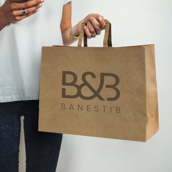 Extra Large Flat Handle Paper Bag Landscape - Image 6
