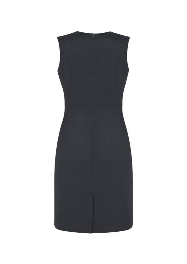 Womens Comfort Wool Stretch Sleeveless V-Neck Dress - Image 7