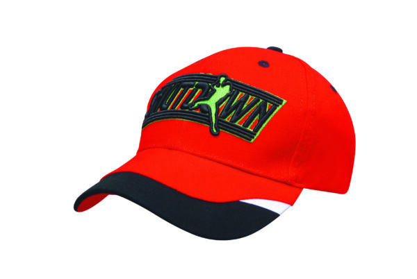 Brushed Heavy Cotton with Peak Inserts and Printed Trim