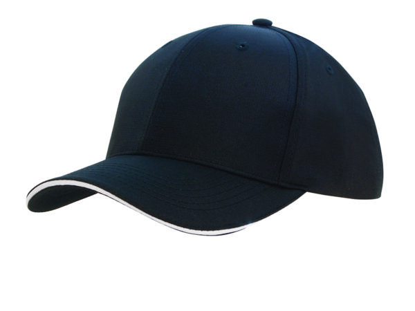Sports Ripstop Cap with Sandwich Trim - Image 3