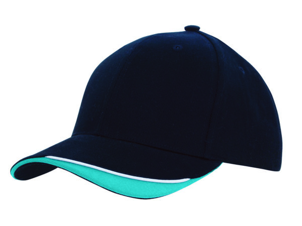 Brushed Heavy Cotton Cap with Indented Peak - Image 15
