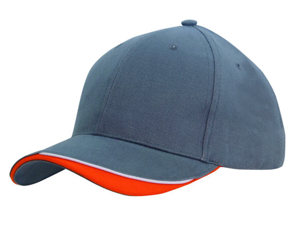 Brushed Heavy Cotton Cap with Indented Peak - Image 17