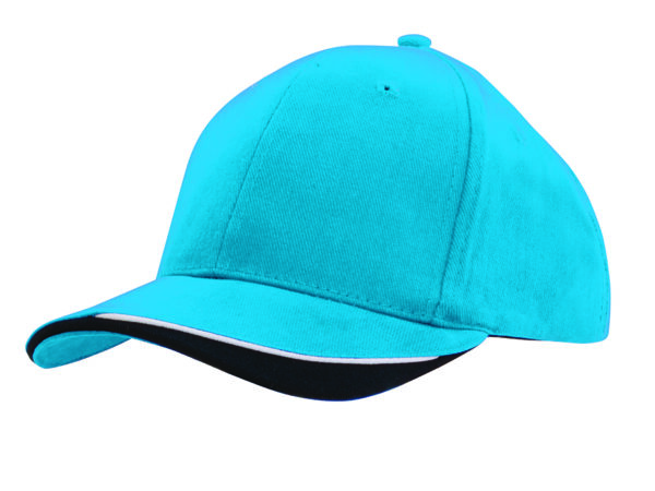 Brushed Heavy Cotton Cap with Indented Peak - Image 18