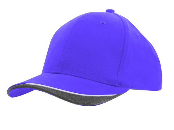 Brushed Heavy Cotton Cap with Indented Peak - Image 22