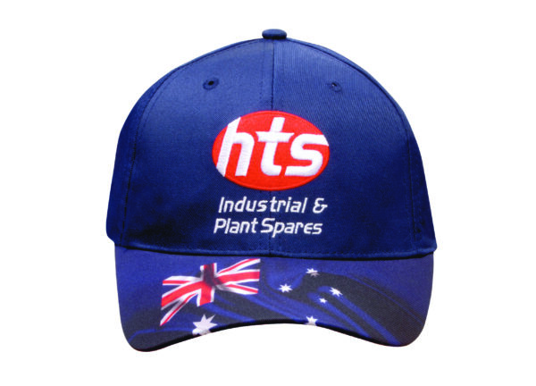 Breathable Poly Twill Waving Flag Cap - Image 2