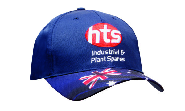 Breathable Poly Twill Waving Flag Cap