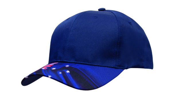 Breathable Poly Twill Waving Flag Cap - Image 3