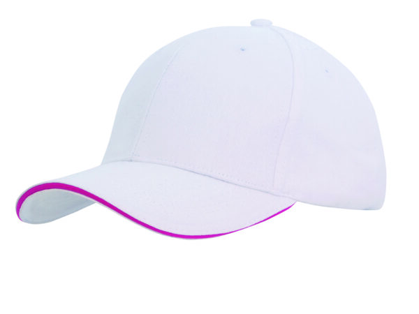 Brushed Heavy Cotton Cap with Sandwich Trim - Image 24