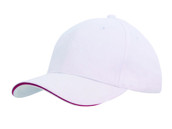 Brushed Heavy Cotton Cap with Sandwich Trim - Image 26