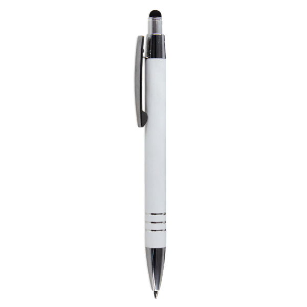 Lyon Click Action Ballpoint Pen with Stylus - Image 3