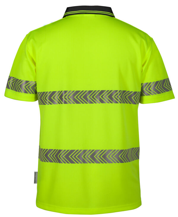 JB'S Hi Vis S/S  Segmented Tape Polo - Image 2
