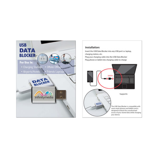 USB Data Blocker Metal 2.0 (Std Charge) - Image 4