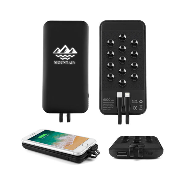 Newport Light-Up Wireless Power Bank - 6000 mAh - Image 9