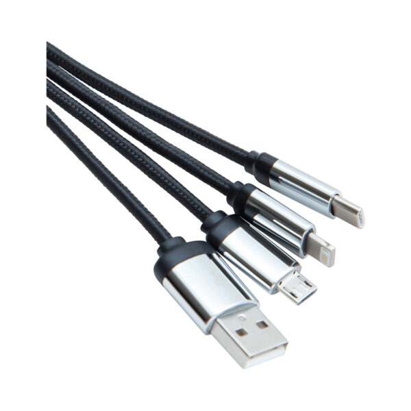 Atesso 3n1 Light Up Charge Cable - Round - Image 13