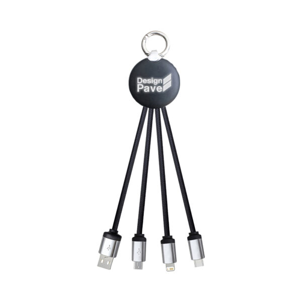 Atesso 3n1 Light Up Charge Cable - Round - Image 32
