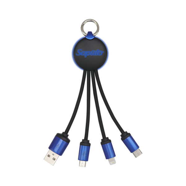 Atesso 3n1 Light Up Charge Cable - Round - Image 26