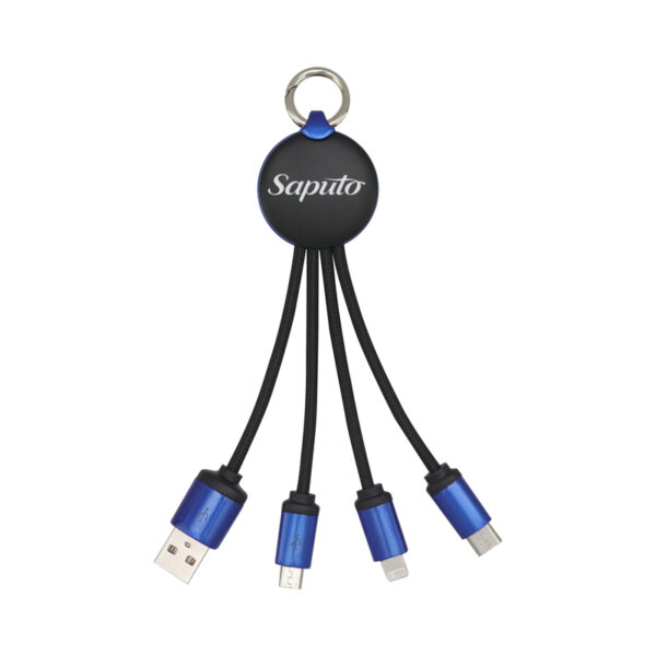 Atesso 3n1 Light Up Charge Cable - Round - Image 2