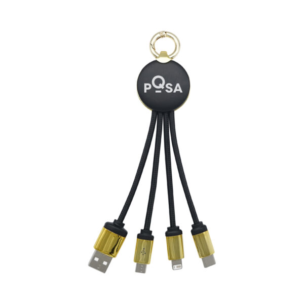Atesso 3n1 Light Up Charge Cable - Round - Image 5