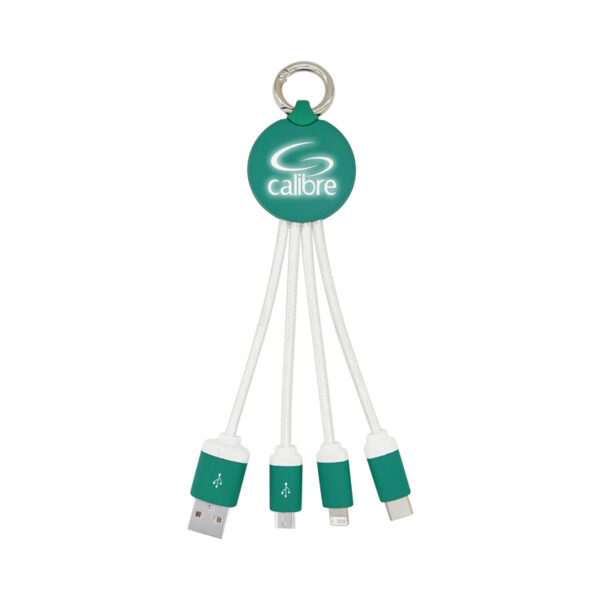 Atesso 3n1 Light Up Charge Cable - Round - Image 8