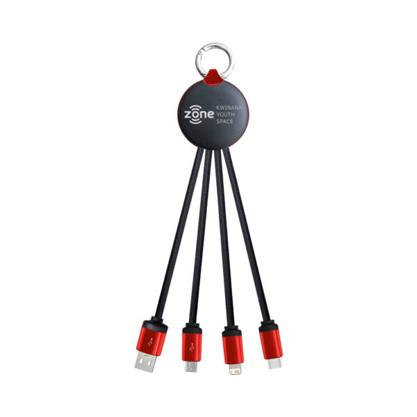Atesso 3n1 Light Up Charge Cable - Round - Image 16
