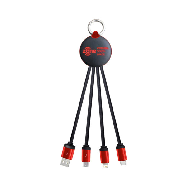 Atesso 3n1 Light Up Charge Cable - Round - Image 25