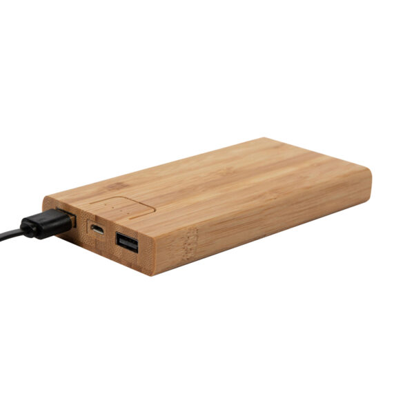 Jaegers Bamboo Wireless Power Bank - 5000 mAh - Image 4