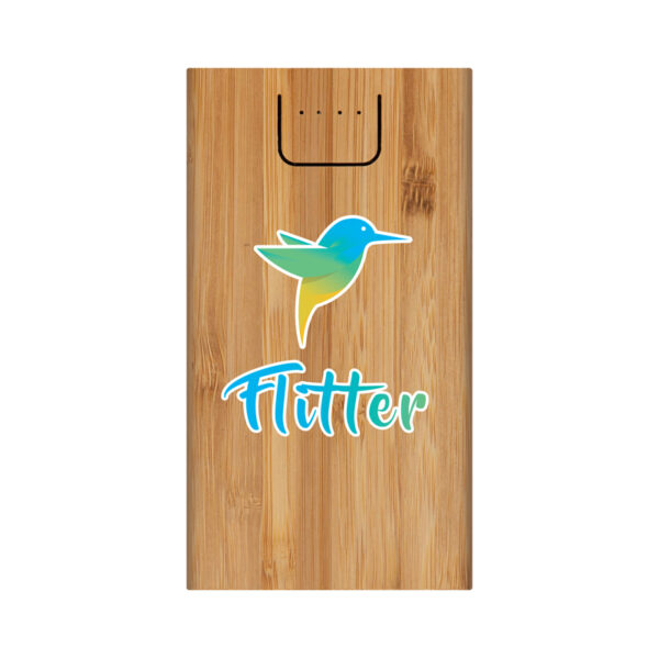 Jaegers Bamboo Wireless Power Bank - 5000 mAh - Image 3