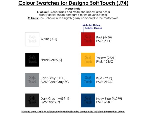 Designa Deboss SoftTouch Notebook A5 Sea - Image 11
