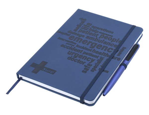 Designa Deboss SoftTouch Notebook A5 Sea - Image 2