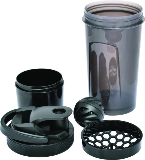 Shaker-Pro Sports Bottle, Black - Image 4