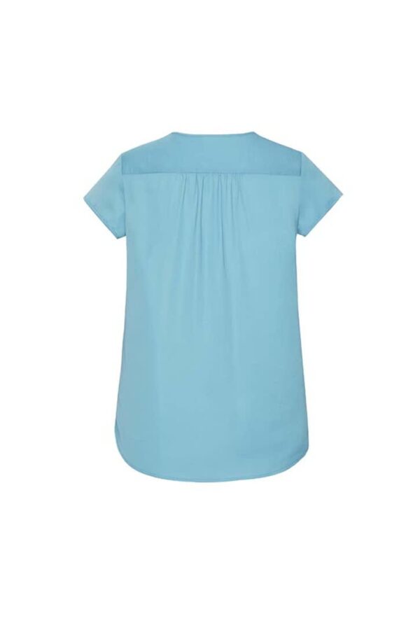 Womens Kayla V-Neck Pleat Blouse - Image 11