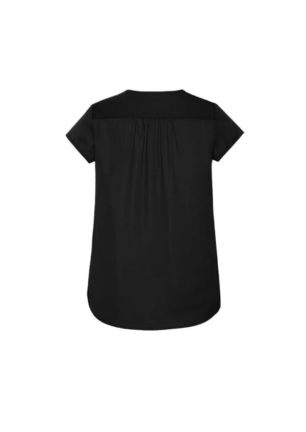 Womens Kayla V-Neck Pleat Blouse - Image 13