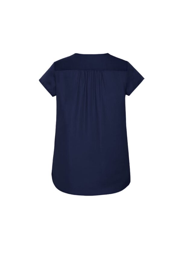 Womens Kayla V-Neck Pleat Blouse - Image 15