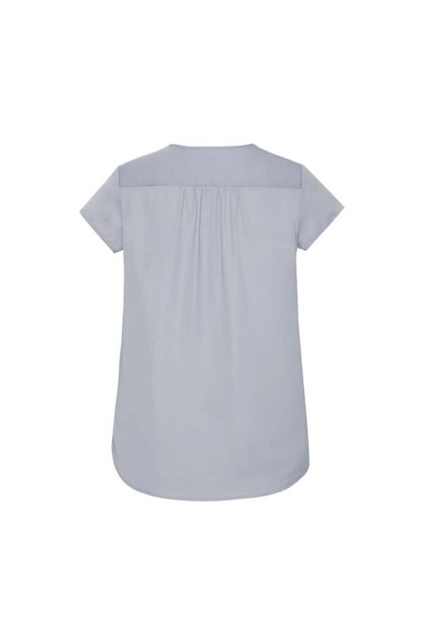 Womens Kayla V-Neck Pleat Blouse - Image 3