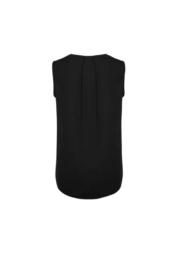 Womens Estelle Sleeveless Pleat Detail Blouse - Image 15