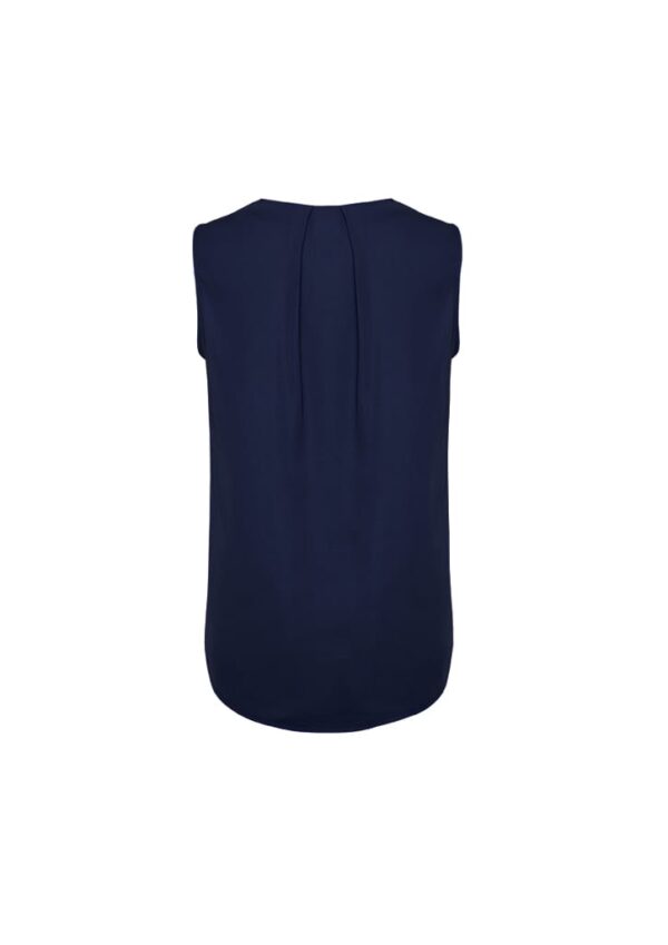 Womens Estelle Sleeveless Pleat Detail Blouse - Image 13