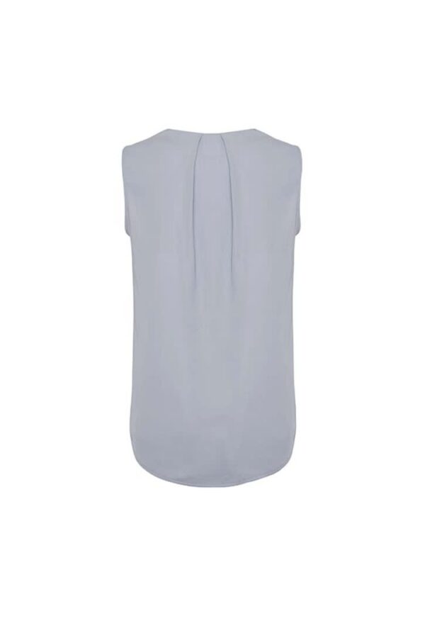 Womens Estelle Sleeveless Pleat Detail Blouse - Image 11