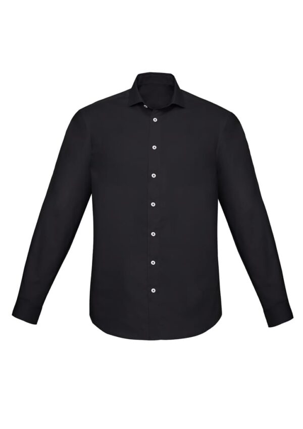 Mens Charlie Slim Fit Long Sleeve Shirt - Image 2