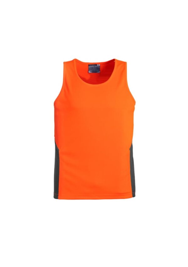 Mens Hi Vis Squad Singlet - Image 4