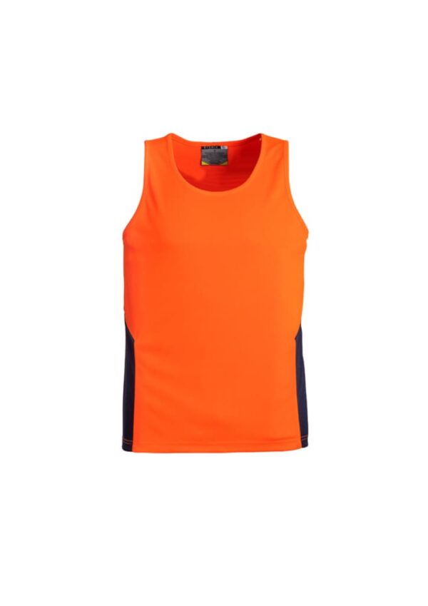Mens Hi Vis Squad Singlet - Image 6